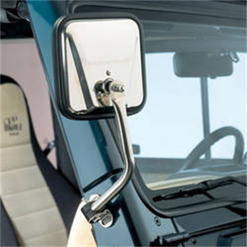 Jeep Wrangler Side Mirror Kit - Rugged Ridge - CJ-Style - Black - `97-`06